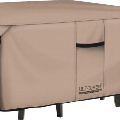 Discount ULTCOVER Rectangular Patio Heavy Duty Table Cover " 600D Tough Canvas Waterproof Outdoor Dining Table and Chairs General Purpose Furniture Cover