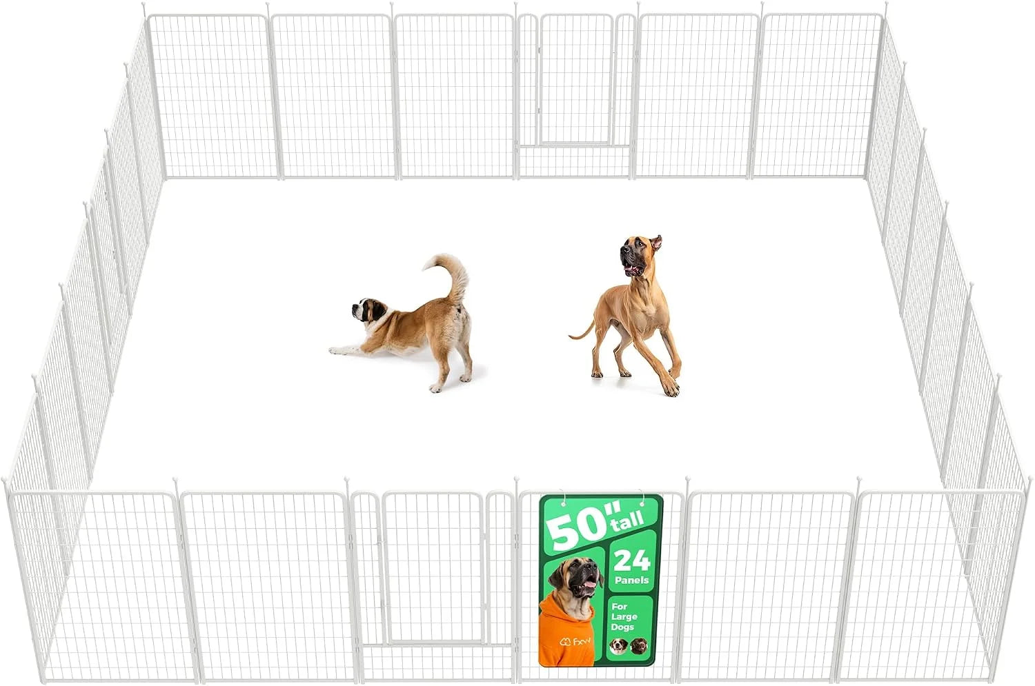Discount Rollick Dog Playpen, Indoor, 24 H, 8 Panels - Image 89