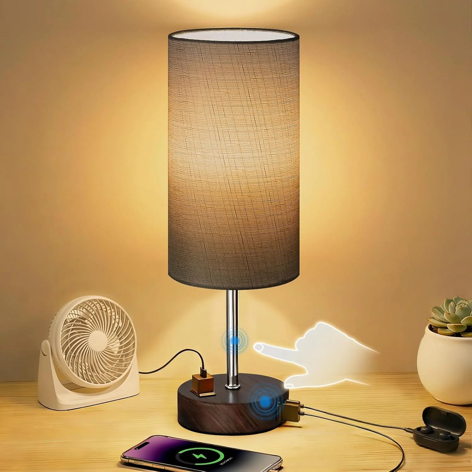 Discount Fitfull 2-Pack Table Lamps, Dimmable - Image 6