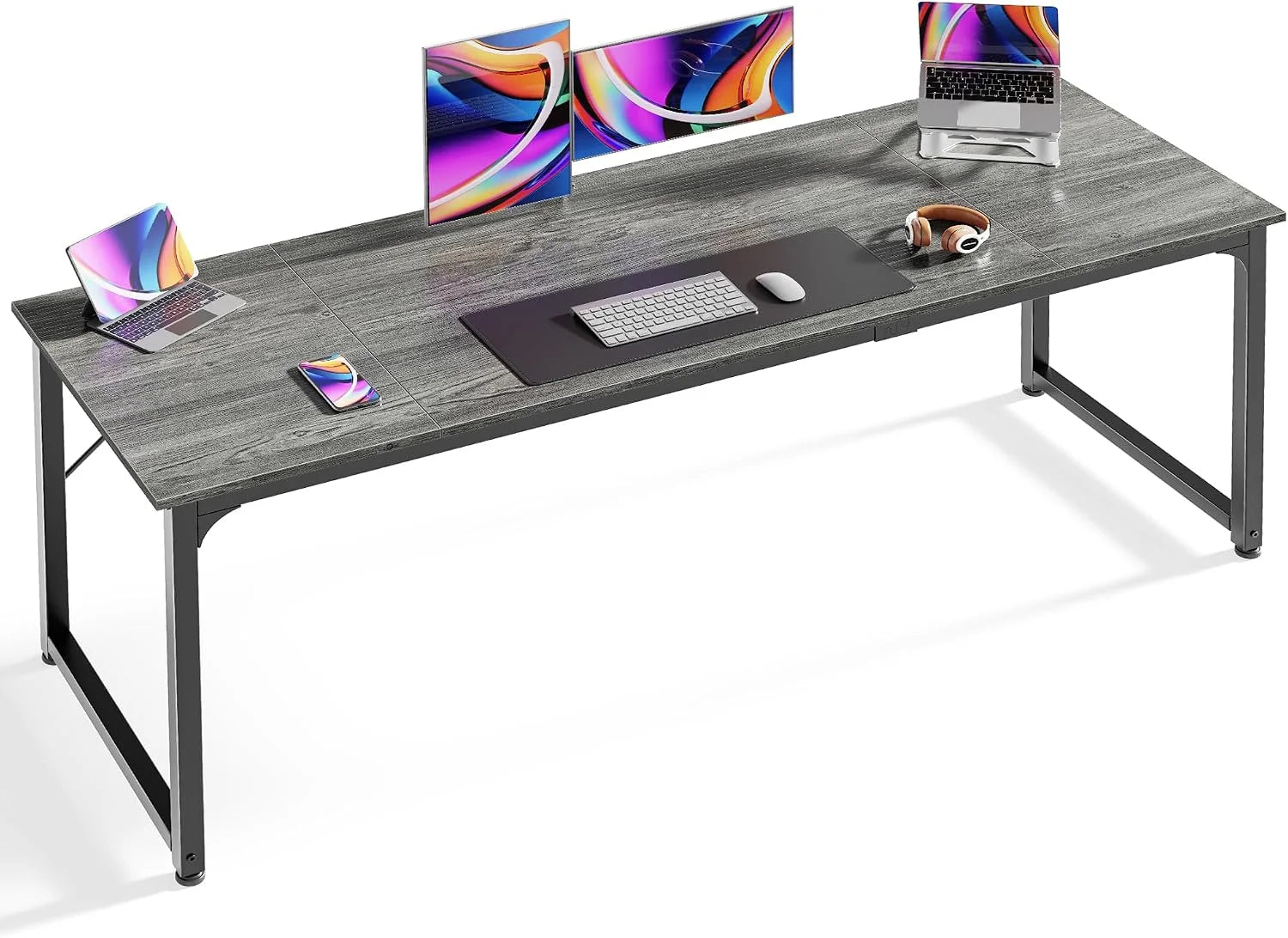 Discount Computer Desk, 55 Inch Home Office Desk - Image 17