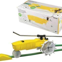 Discount Rain Train 13, 500 Square Feet Cast Iron Outdoor Lawn Traveling Water Sprinkler for Yard