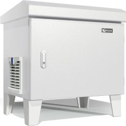 Discount HQUA Pond Aerator Pump Cover Cabinet, Weatherproof Outdoor Protection System with Cooling Fan