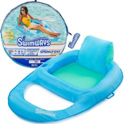 Discount Spring Float XL Recliner Chair for Swimming Pool, Inflatable Pool Floats for Adults and Teens with Fast