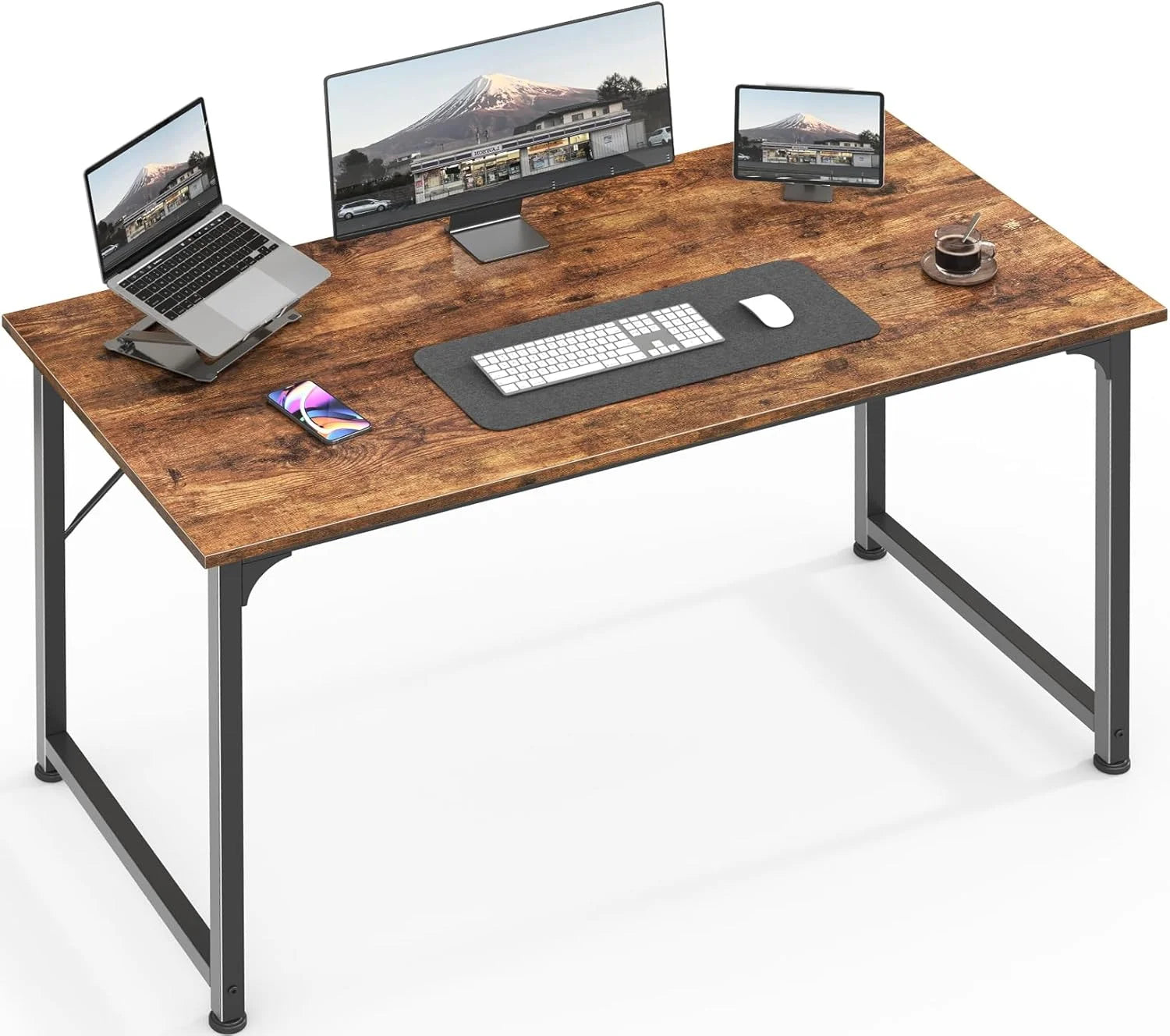 Discount Computer Desk, 55 Inch Home Office Desk - Image 21