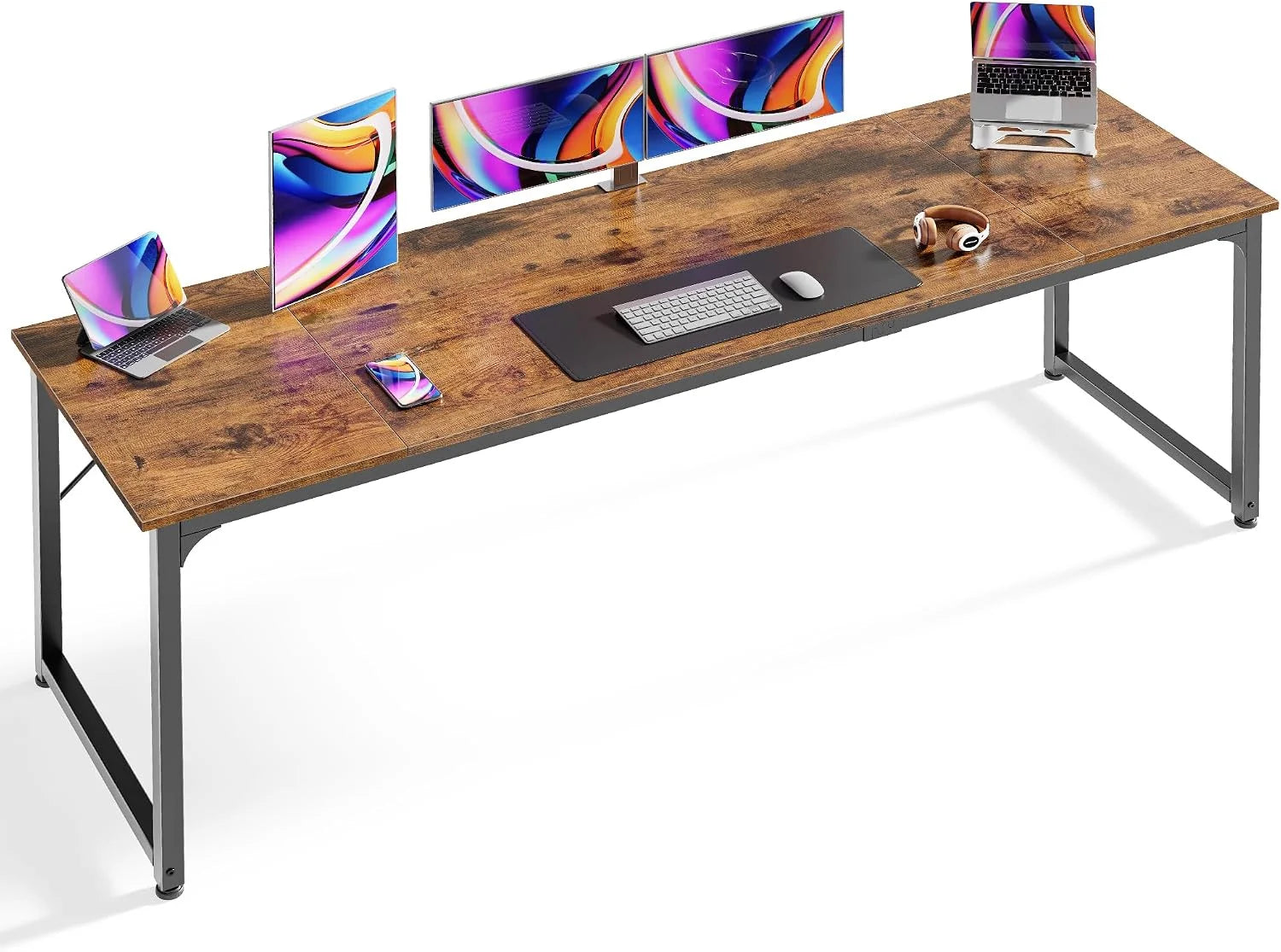 Discount Computer Desk, 55 Inch Home Office Desk - Image 3