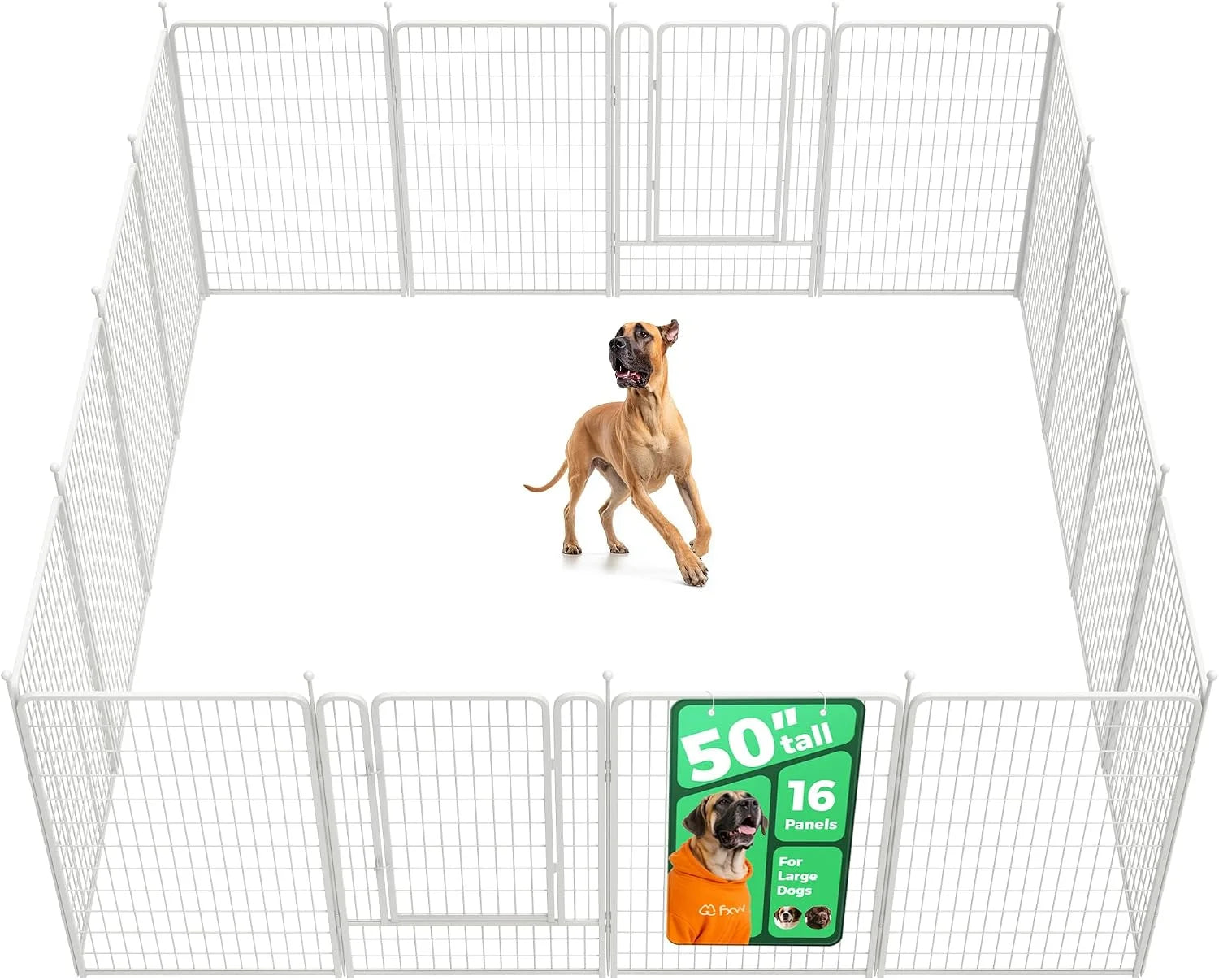Discount Rollick Dog Playpen, Indoor, 24 H, 8 Panels - Image 29