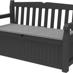 Alternative view of Discount Solana 70 Gal Outdoor Storage Bench for Patio and Pool Accessories