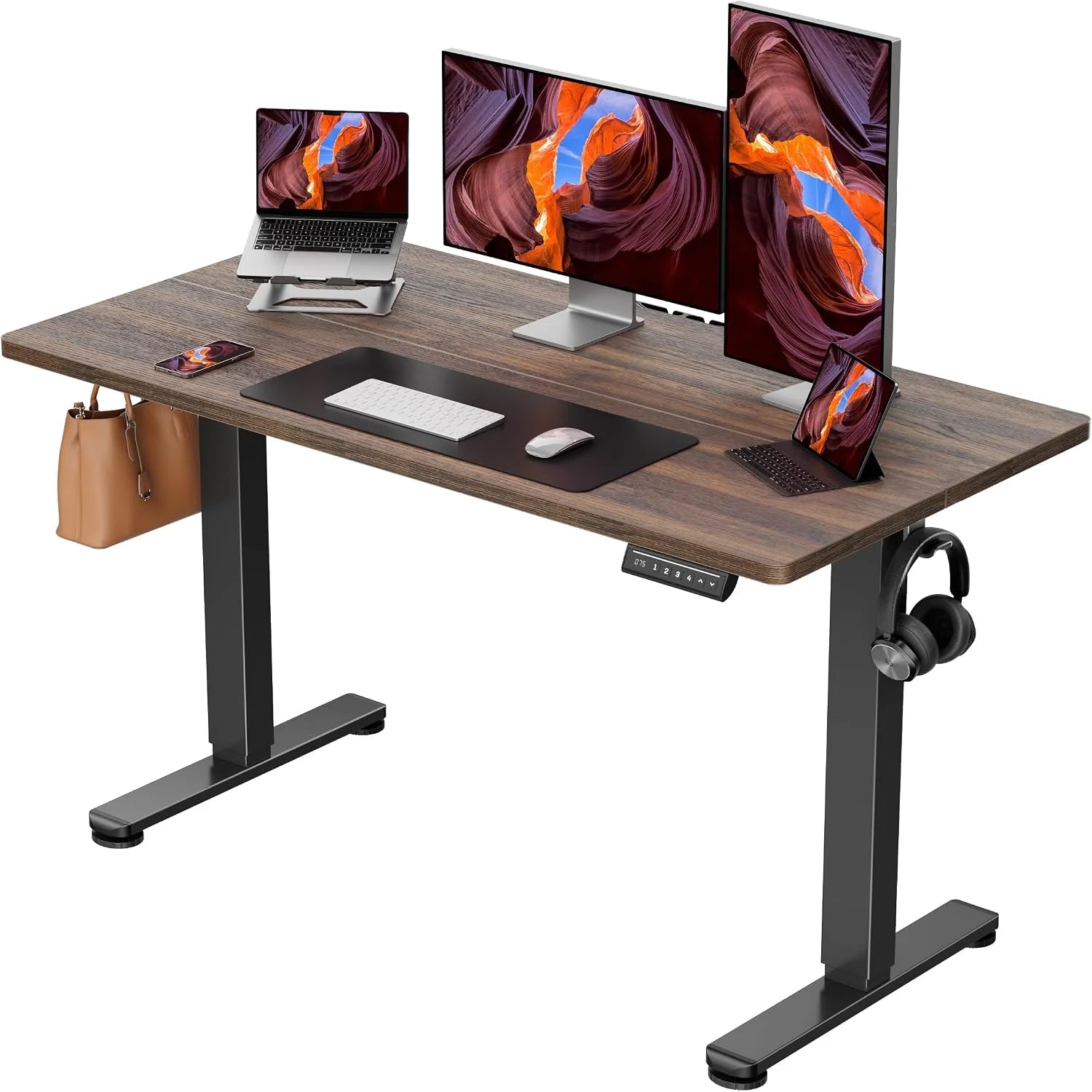 Discount Height Adjustable Electric Standing Desk, 48 x 24 Inches Sit Stand up Desk - Image 31