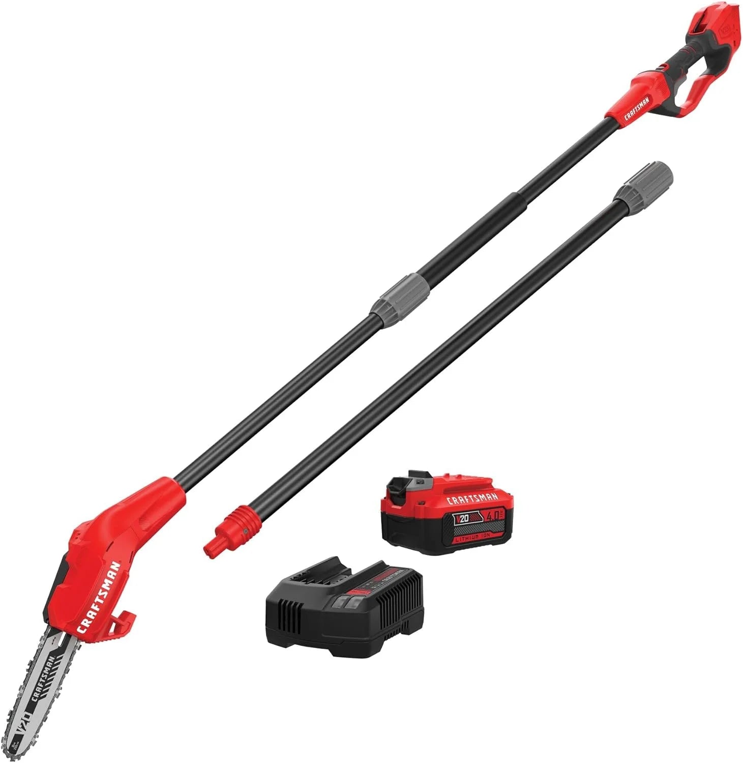 Discount CRAFTSMAN Pole Saw, Pole Saws for Tree Trimming, Cordless V20 Tool-Only Tree Trimmer