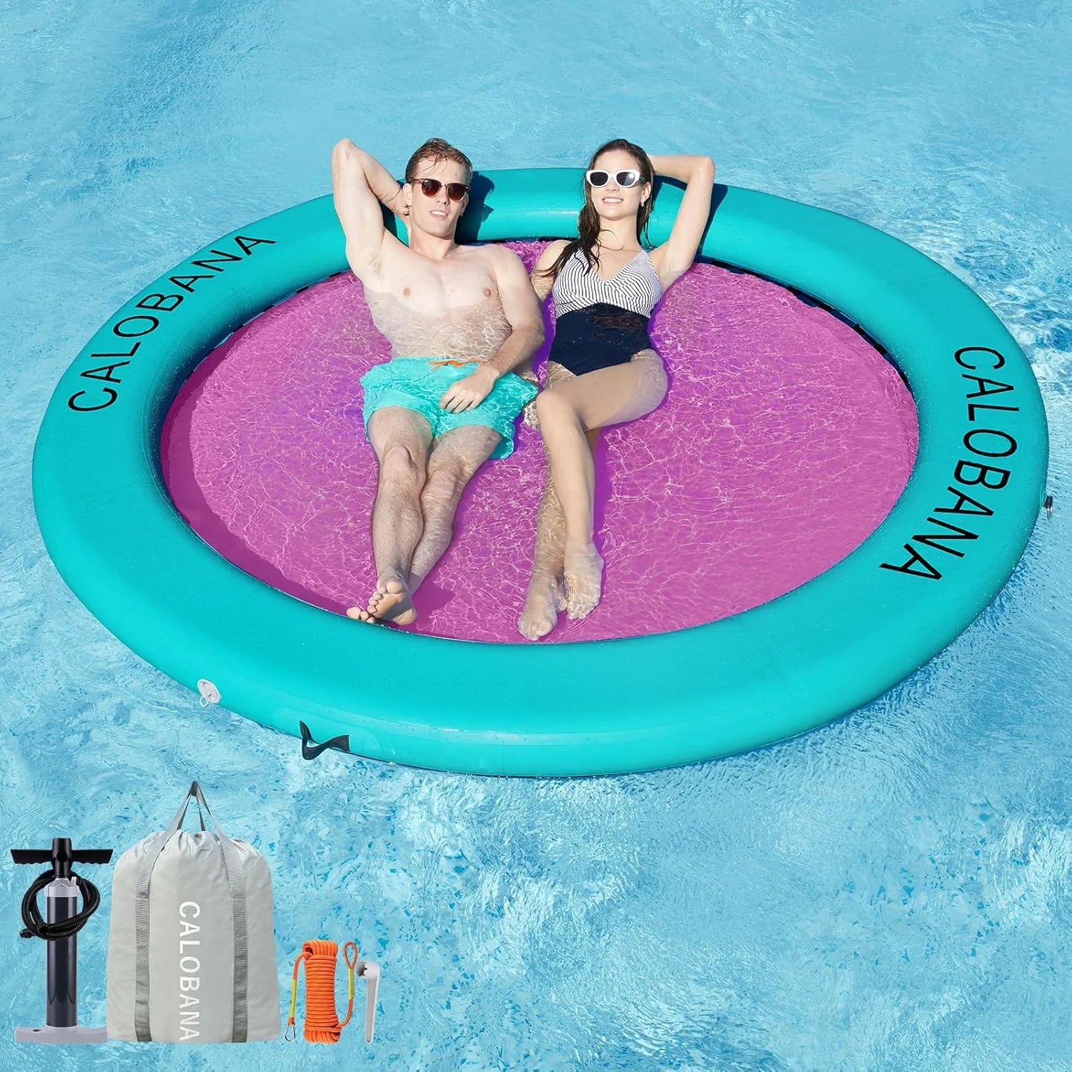 Discount Inflatable Water Hammock for Adults Lake Party Multi Person - Image 5