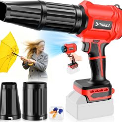 Discount TAIRDA Cordless Leaf Blower Compatible for Dewalt 20V Battery(NO Battery), Mini Turbo Jet Blower with 2 Nozzles