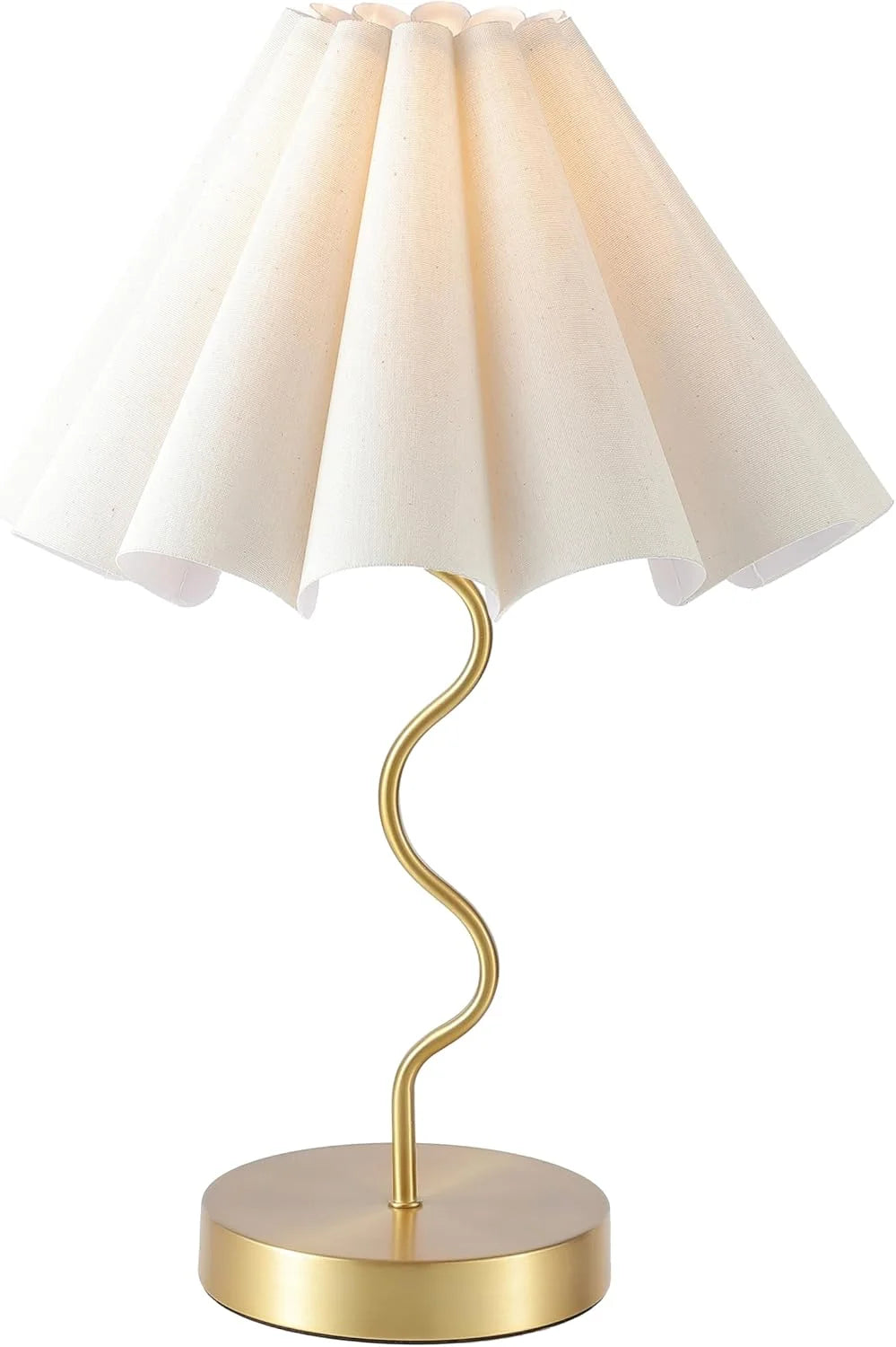 Discount Pleated Table Lamp, Modern Lamp for Bedroom Home Office Decor - Image 3