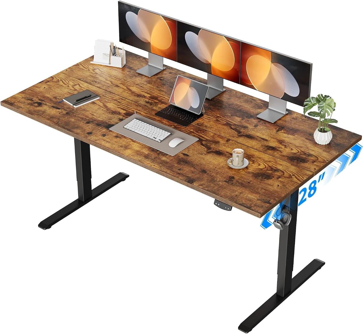 Discount Electric Standing Desk, 48 x 24 Inches Height Adjustable Desk - Image 38