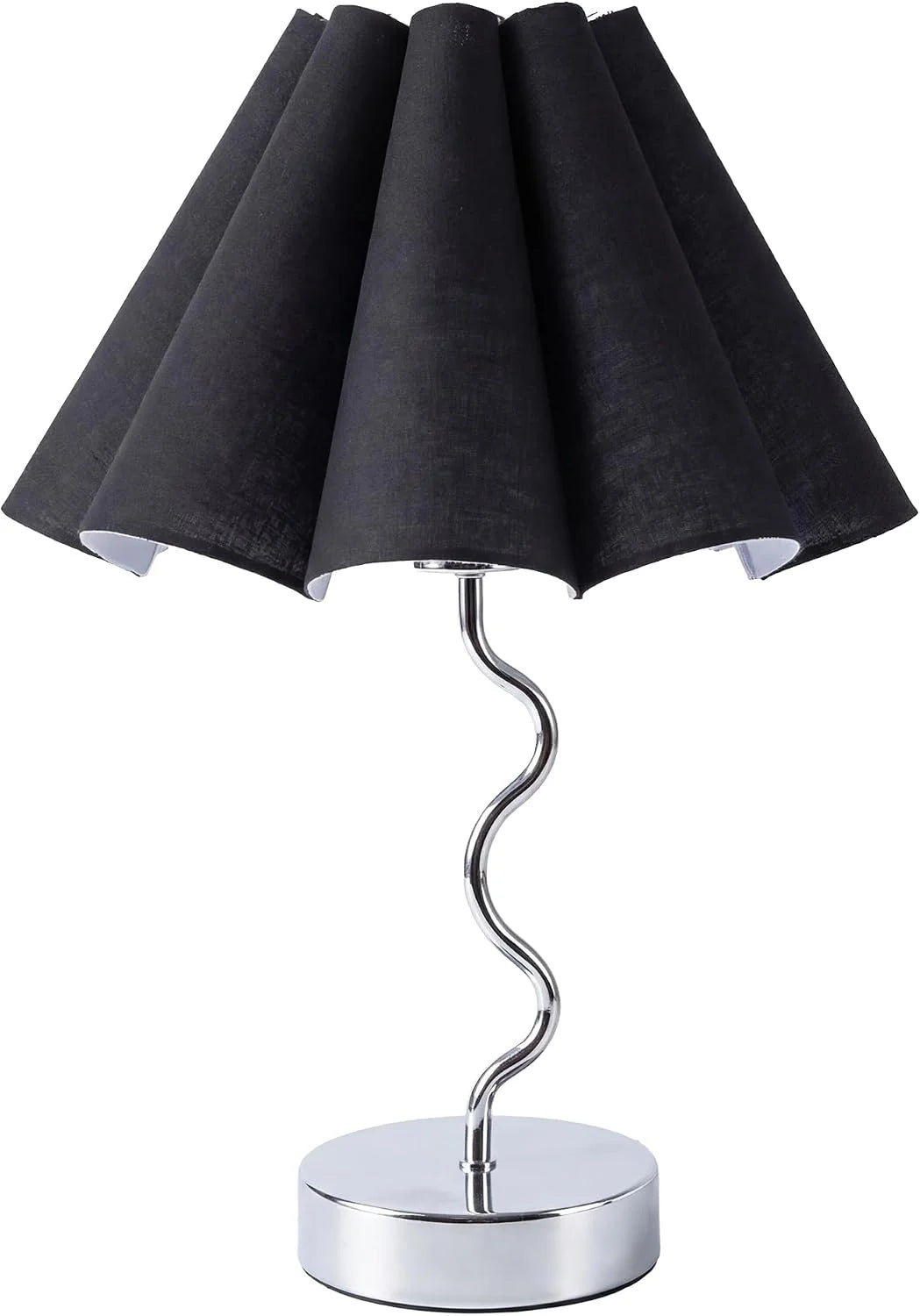 Discount Pleated Table Lamp, Modern Lamp for Bedroom Home Office Decor - Image 5