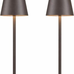 Discount Yogaret 4 Pack Gold Rechargeable Led Cordless Table Lamps