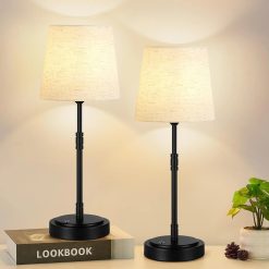 Alternative view of Discount Cordless Table Lamps Set of 2 ¨C Battery Operated Lamp with 7500mAh Rechargeable Battery, Dimmable, Bulb Included