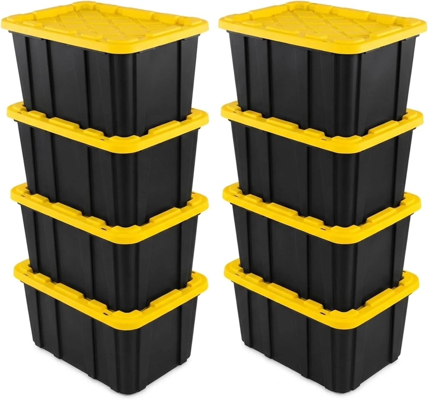 Discount Sterilite 4-Pack 27 Gallon Industrial Storage Tote, Heavy-Duty Plastic Bins - Image 4