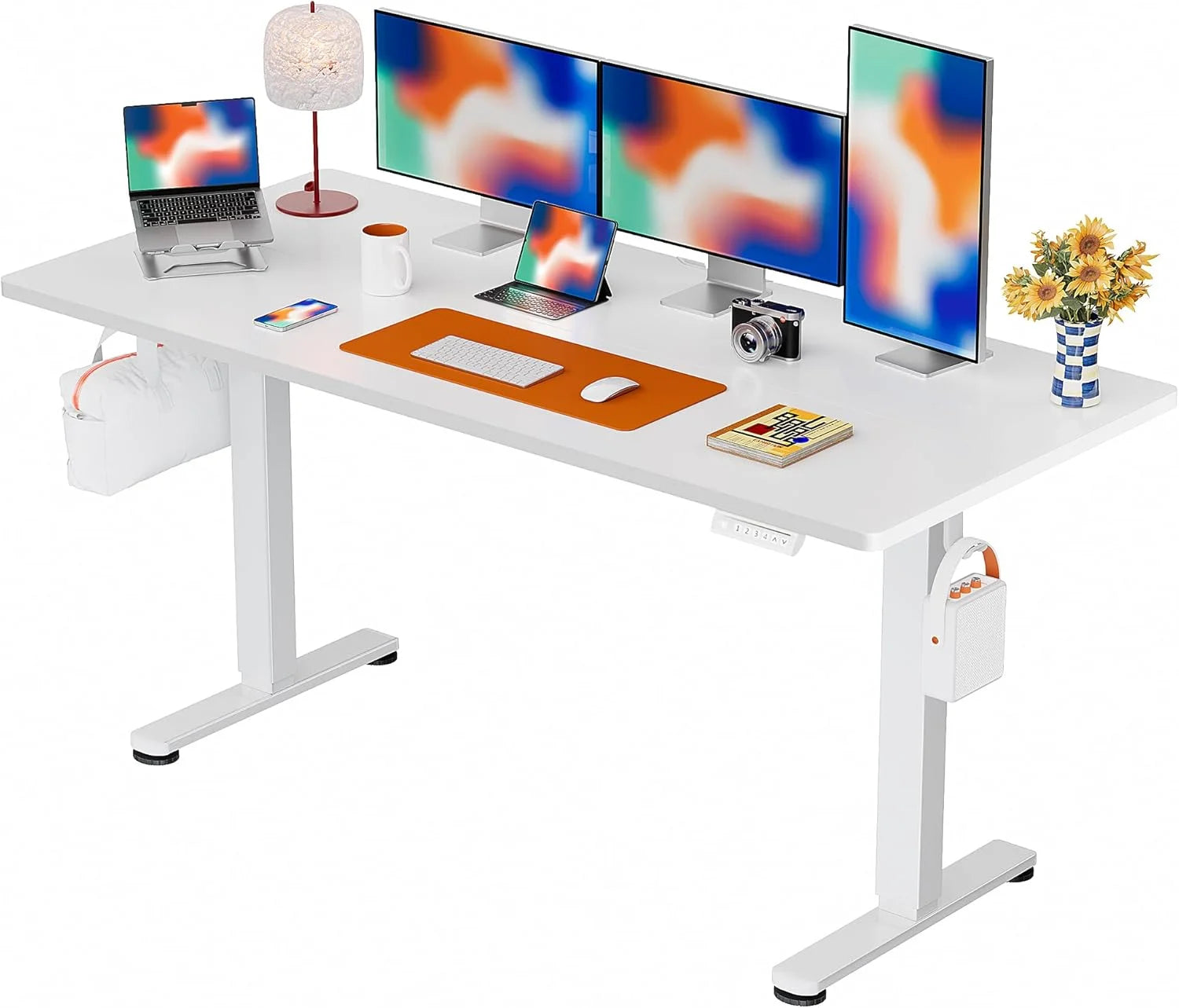 Discount Height Adjustable Electric Standing Desk, 48 x 24 Inches Sit Stand up Desk - Image 19