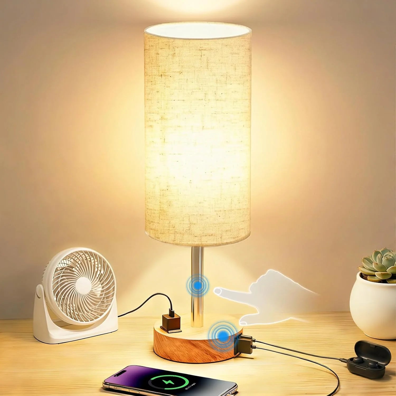 Discount Fitfull 2-Pack Table Lamps, Dimmable - Image 3