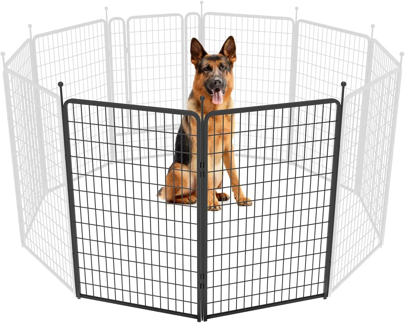 Discount Rollick Dog Playpen, Indoor, 24 H, 8 Panels - Image 92