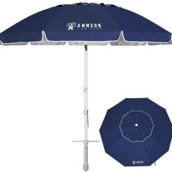 Alternative view of Discount AMMSUN 8 Feet Large Beach Umbrella with Sand Anchor Heavy Duty High Wind