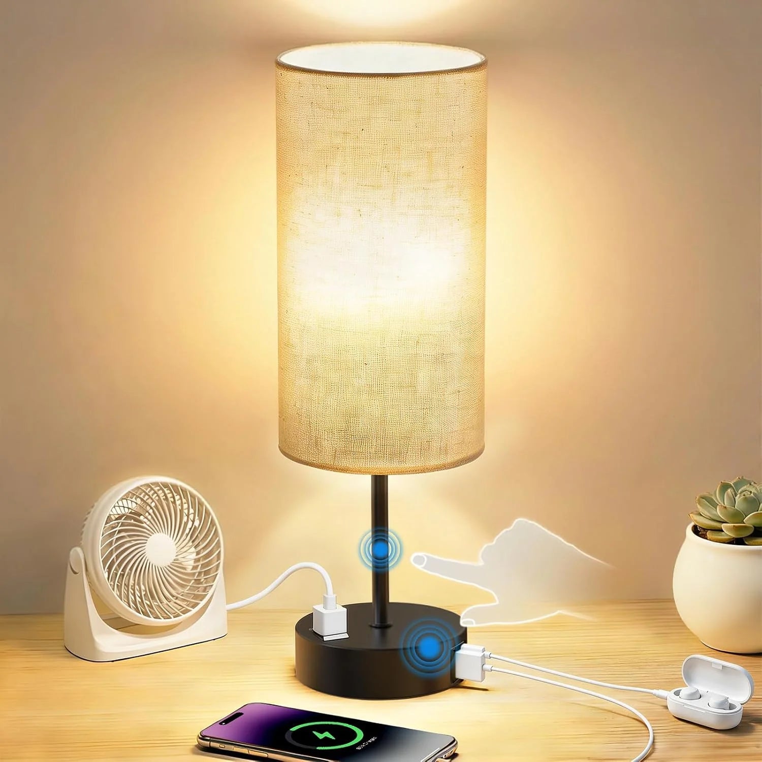 Discount Fitfull 2-Pack Table Lamps, Dimmable - Image 7
