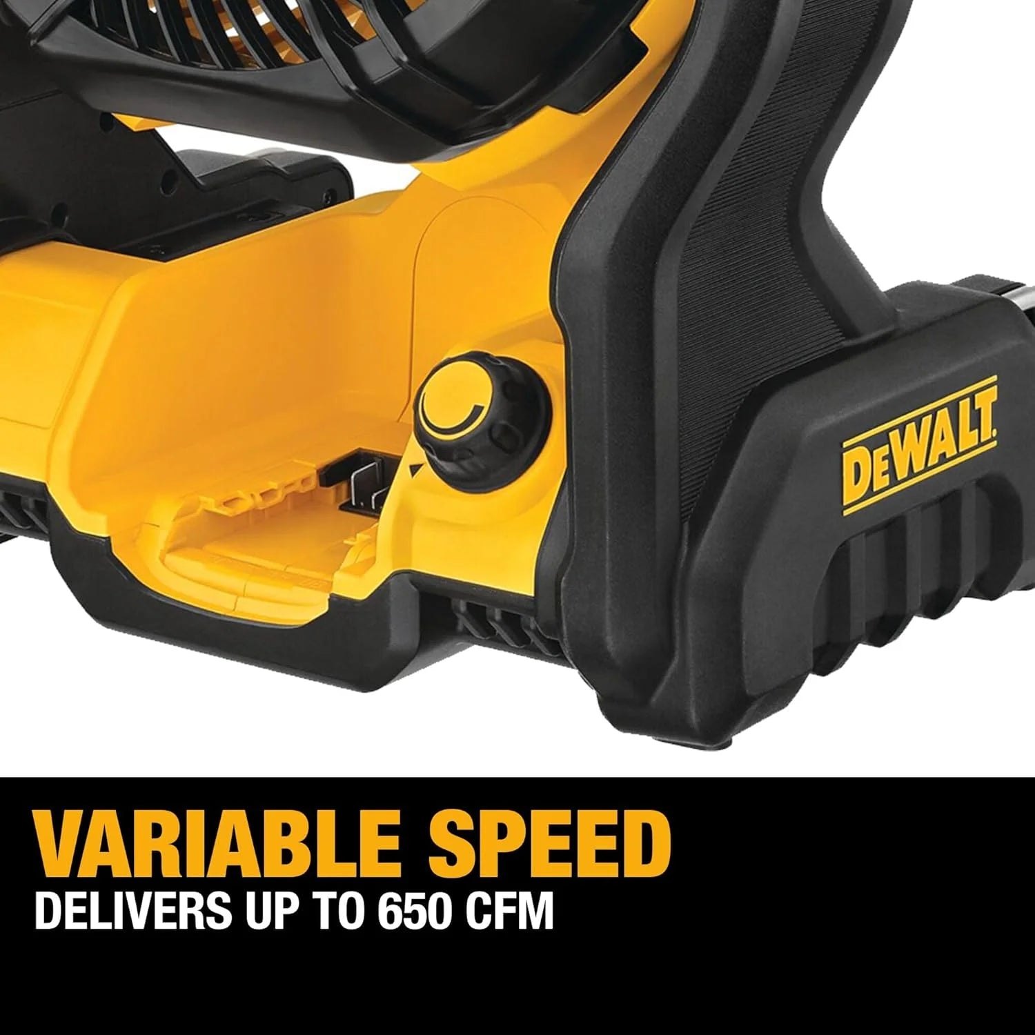 Discount 20V MAX Portable Fan, Battery Powered Rechargeable Cordless Shop Fan, Up to 4.5 Hrs Runtime, 650 CFM - Image 5
