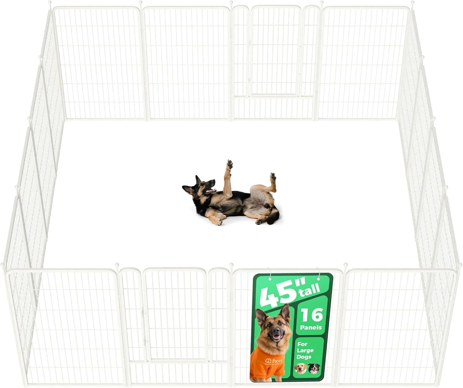 Discount Rollick Dog Playpen, Indoor, 24 H, 8 Panels - Image 4