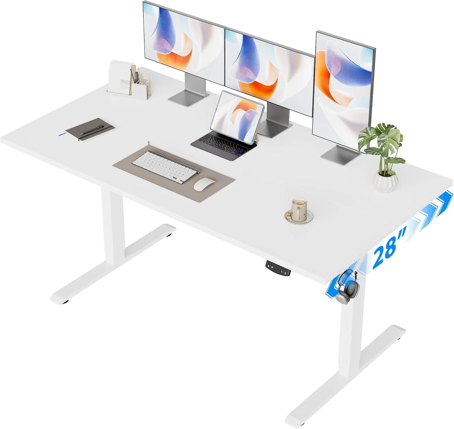 Discount Electric Standing Desk, 48 x 24 Inches Height Adjustable Desk - Image 24