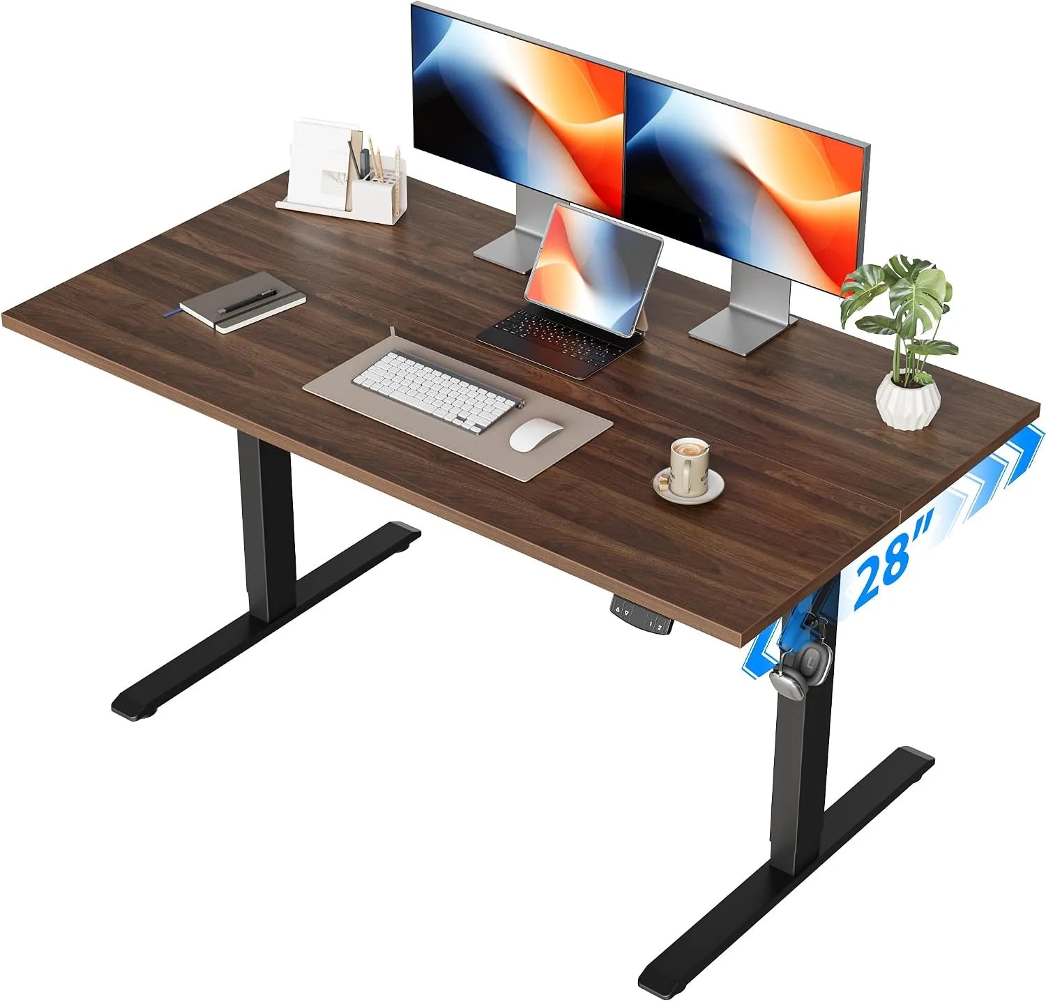 Discount Electric Standing Desk, 48 x 24 Inches Height Adjustable Desk - Image 15