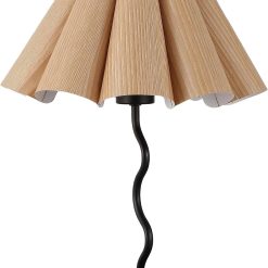 Alternative view of Discount Pleated Table Lamp, Modern Lamp for Bedroom Home Office Decor