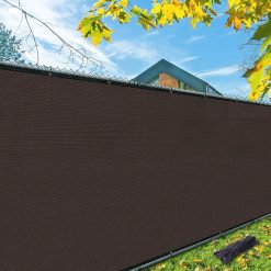 Discount iCover 4x50ft Privacy Screen Fence, Outdoor Fencing Panels, Garden Windscreen Mesh Shade Sail Net Barrier
