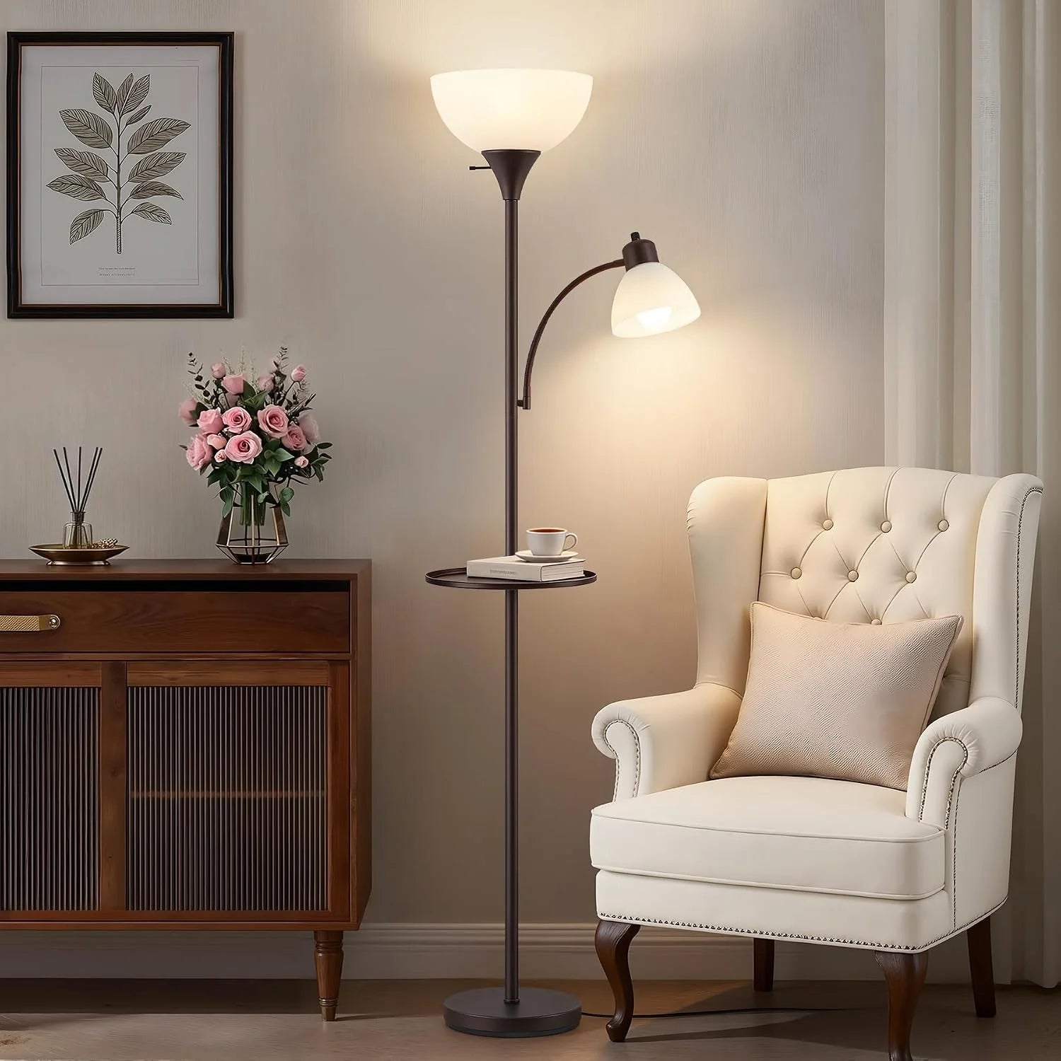 Discount Luvkczc Floor Lamp, Bulb Included, Industrial Lamps for Living Room - Image 5