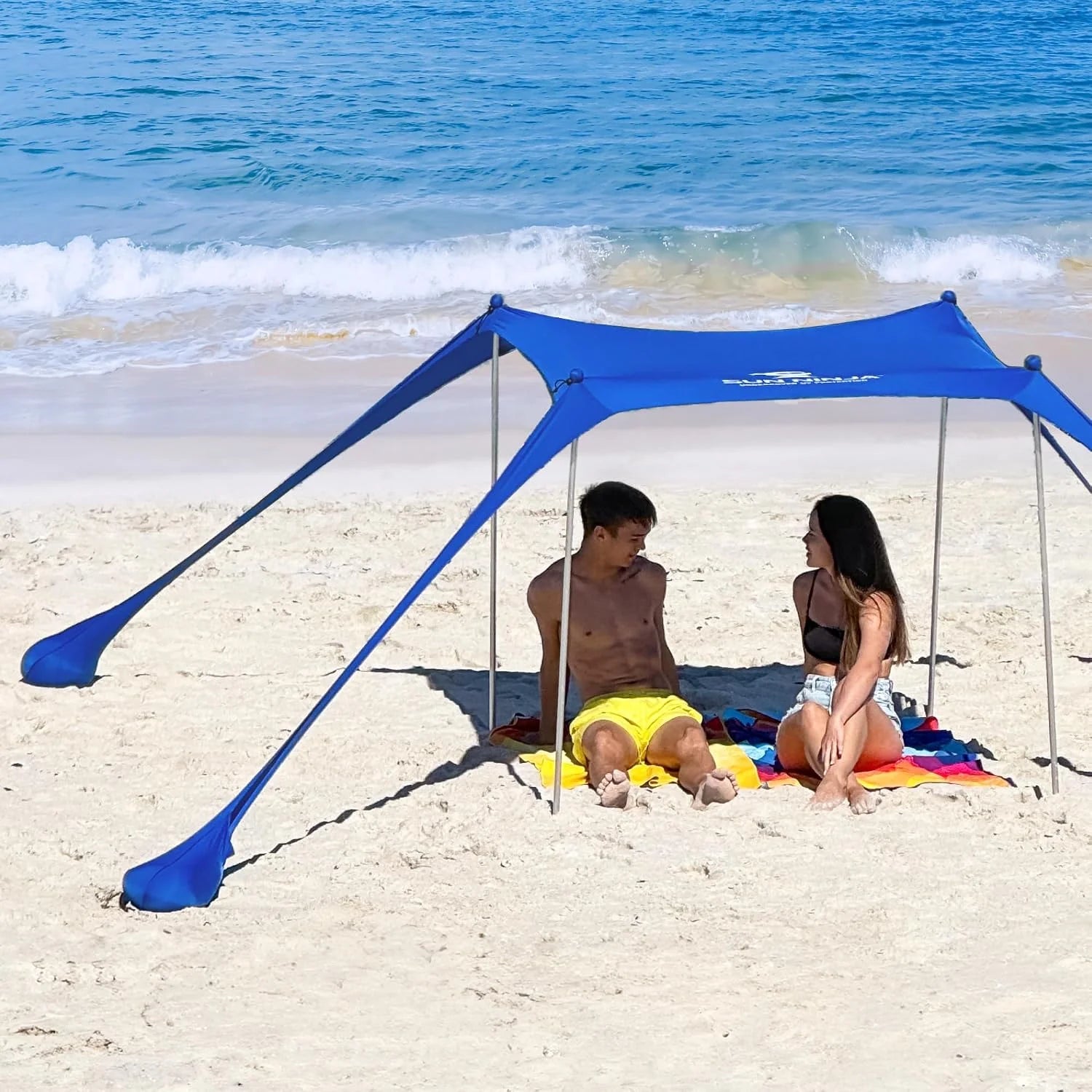 Discount Ninja Beach Tent Sun Shelter UPF50+, Easy Pop Up Beach Canopy - Image 3
