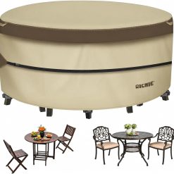 Discount Round Patio Furniture Cover Waterproof