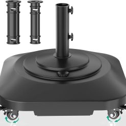 Discount Umbrella Base with Wheels, Umbrella Stand Heavy Duty 100lb Windproof
