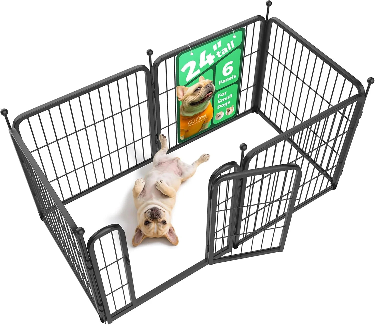 Discount Rollick Dog Playpen, Indoor, 24 H, 8 Panels - Image 67