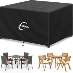 Discount Patio Furniture Covers Waterproof Winter, Heavy-Duty Outdoor Furniture Set Covers for Table Chairs, Anti-UV