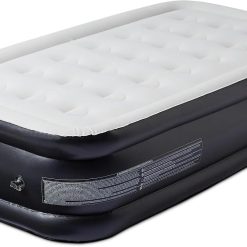Alternative view of Discount Inflatable Air Mattress with Built-in Electric Pump, Queen Size, 22-Inch Height, for Camping or Travel