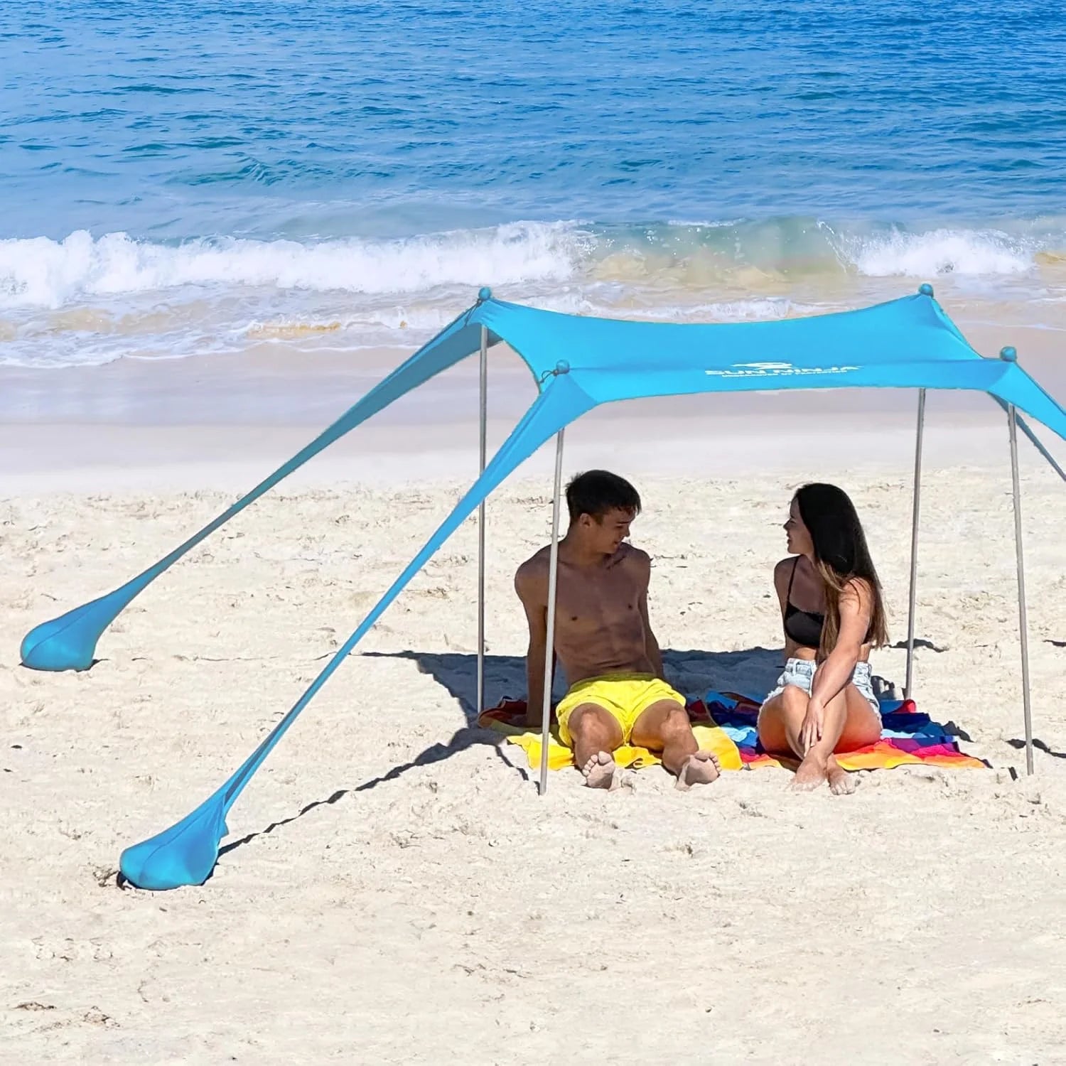 Discount Ninja Beach Tent Sun Shelter UPF50+, Easy Pop Up Beach Canopy - Image 9