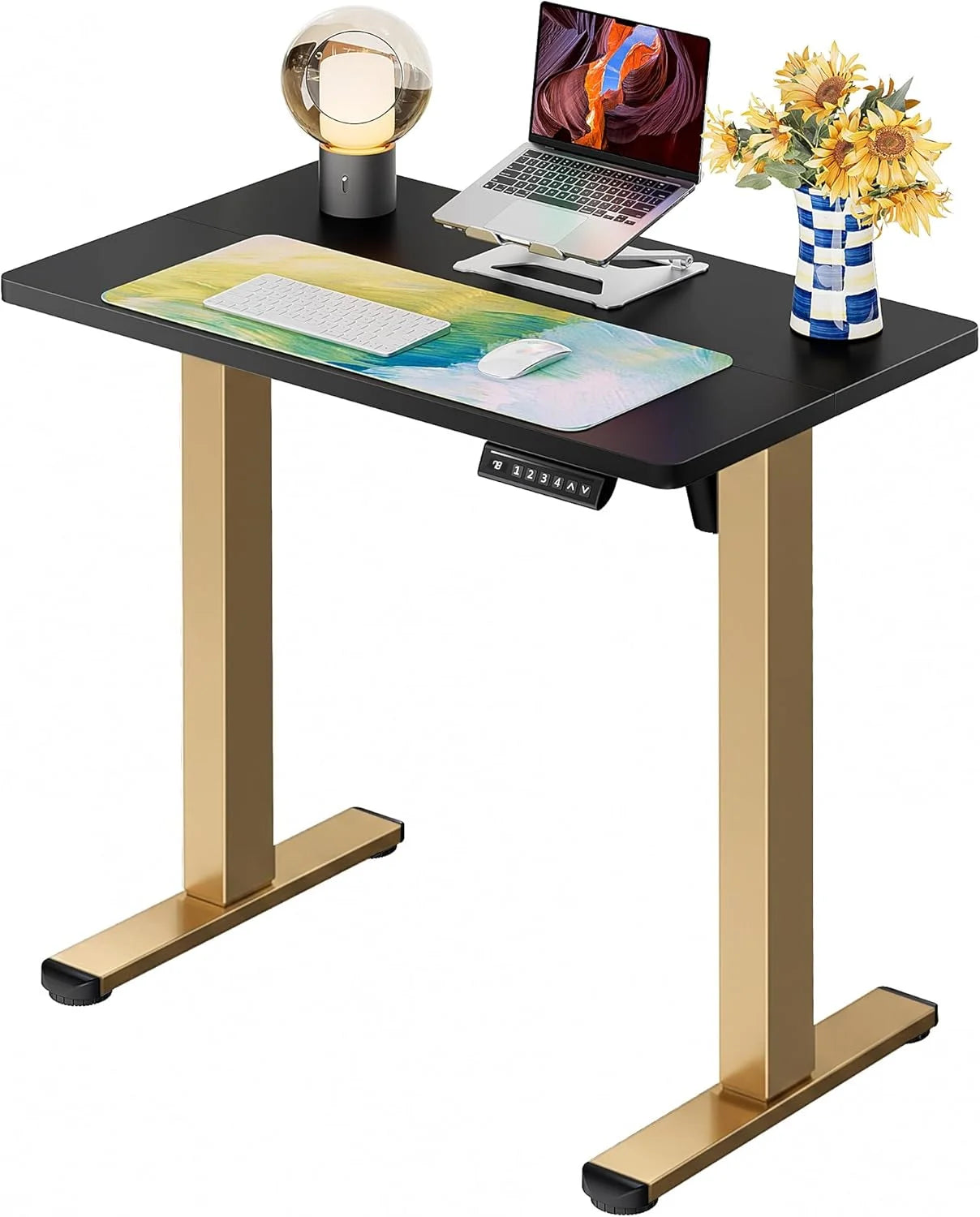 Discount Height Adjustable Electric Standing Desk, 48 x 24 Inches Sit Stand up Desk - Image 34