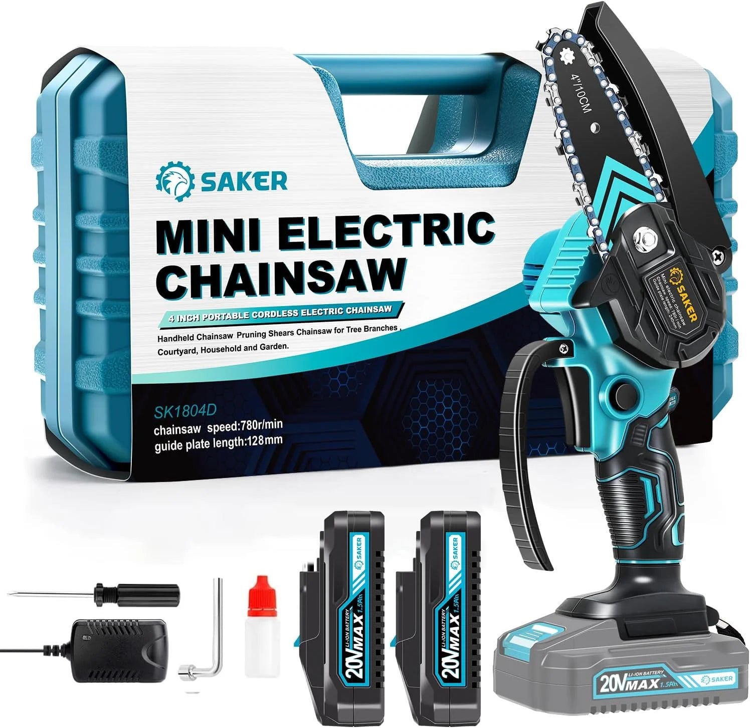 Discount Mini Chainsaw Cordless, Portable Electric Chain Saw - Image 4