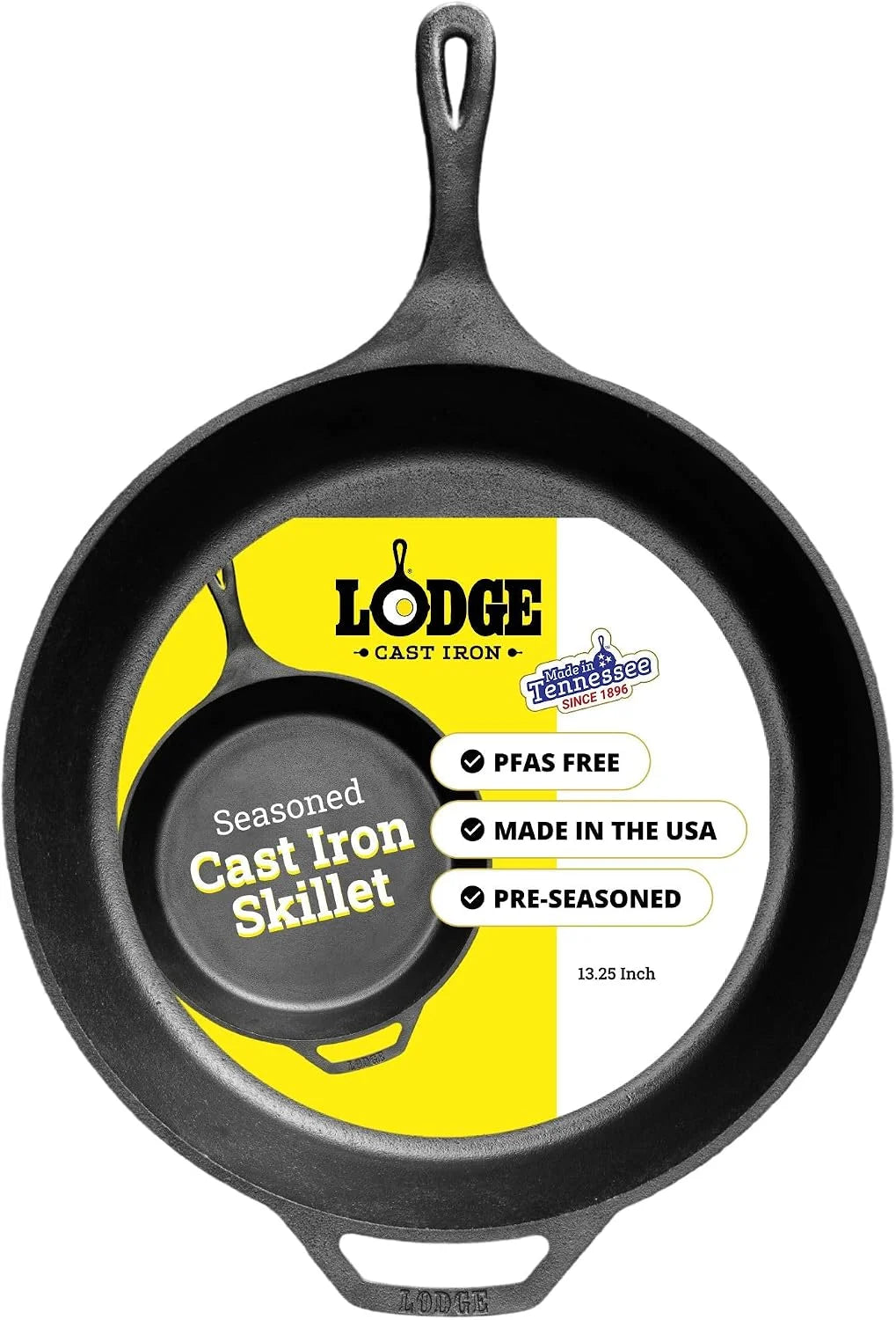 Discount Seasoned Cast Iron Skillet Set 8, 10.25 & 12 Inches - Image 2