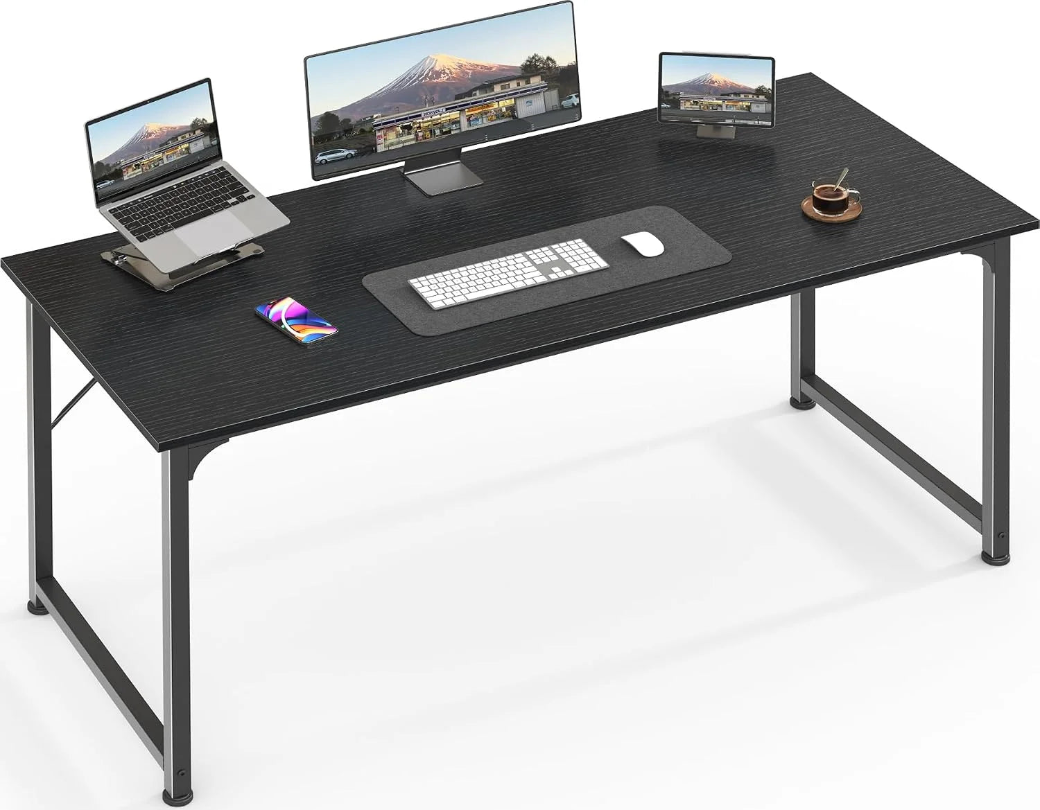 Discount Computer Desk, 55 Inch Home Office Desk - Image 12