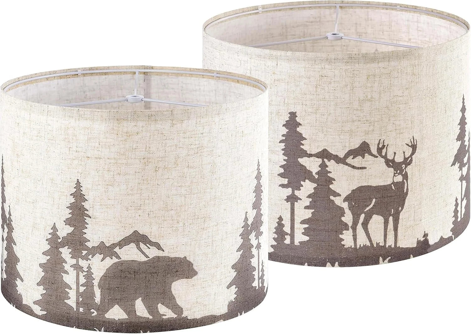 Discount GO&SO 13 Drum Boho Lamp Shades Set of 2 Medium, 0.41 Spider Farmhouse Lamp Shade for Small Floor Lamp - Image 14