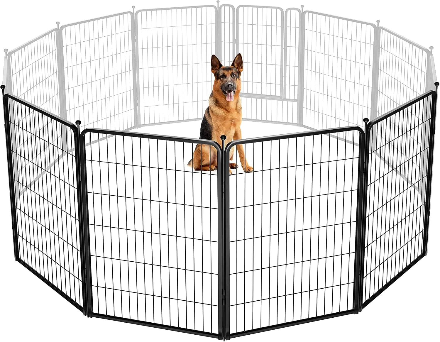 Discount Rollick Dog Playpen, Indoor, 24 H, 8 Panels - Image 59