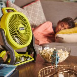 Alternative view of Discount RF18-0 18V ONE+ Cordless 3-Speed Whisper Fan (Bare Tool), Hyper Green, PCL811B