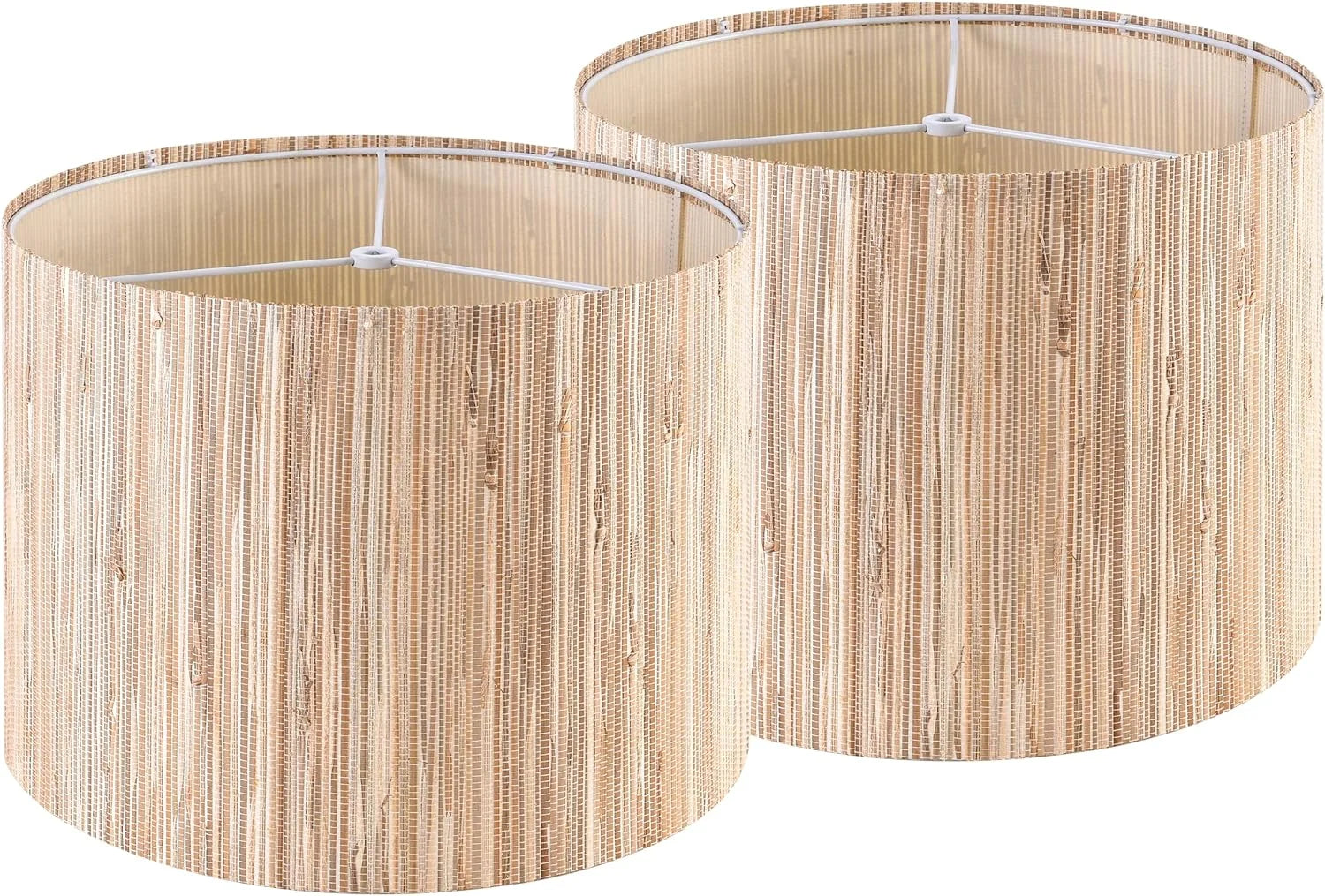 Discount GO&SO 13 Drum Boho Lamp Shades Set of 2 Medium, 0.41 Spider Farmhouse Lamp Shade for Small Floor Lamp - Image 27