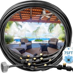 Alternative view of Discount Portable Misting Systems, Outdoor Water Cooling Misters Set with 5200mAh Water Pump, 5.8GAL/22L Bucket
