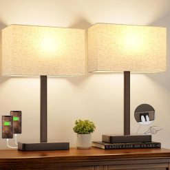 Alternative view of Discount Hong-in Touch Lamps, Dimmable, Grey Modern Table Lamp for Night Stands